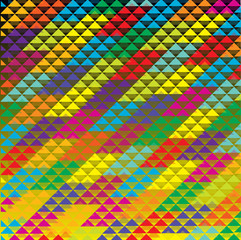 Keuken achterwand Zigzag abstract bright triangles background  © Jitka Laníková