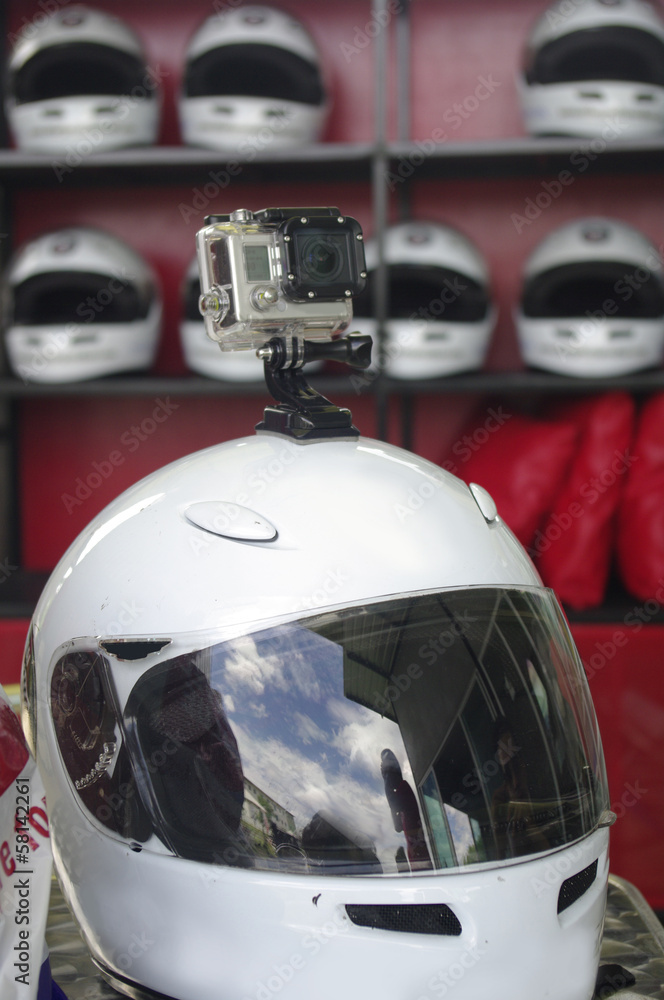 go cart and racing sport helmet with camera go cart and racing sport helmet with camera
