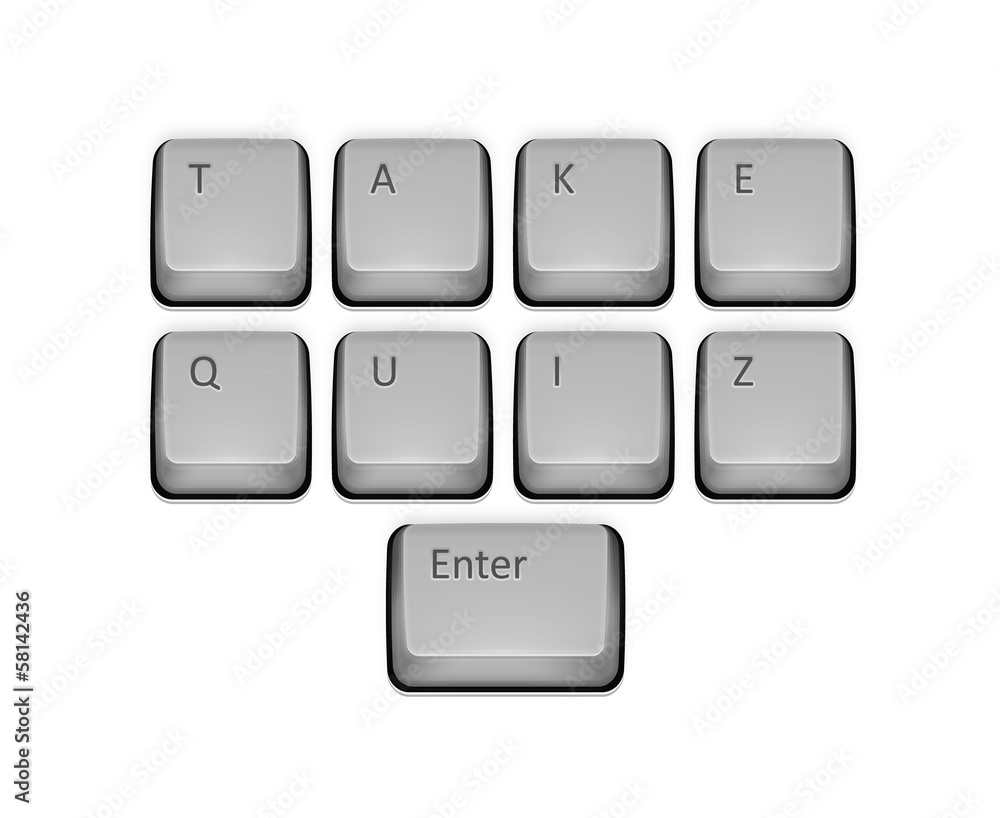 Phrase Take Quiz on keyboard and enter key. Phrase Take Quiz on keyboard and enter key.