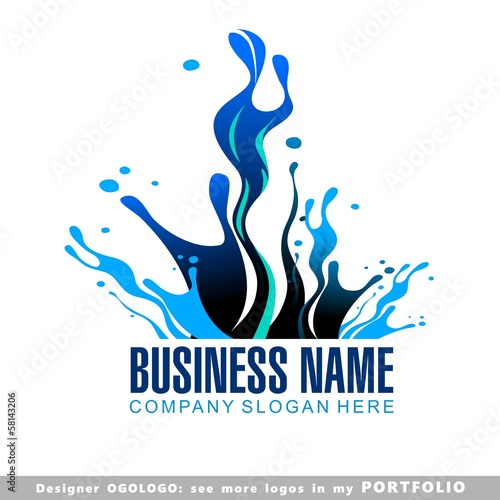 abstract business logo  emblem vector © ogologo