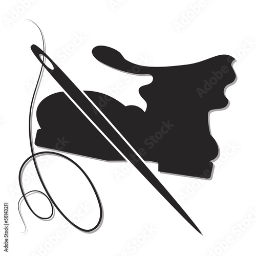 design shoe repair for the vector