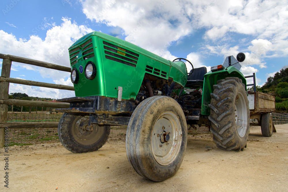 Obraz premium Tractor