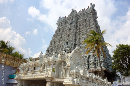 Suchindram temple. Kanniyakumari, Tamilnadu, Kerala, India