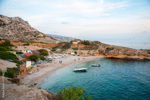 Smaragd bay in Calanques natural park, France