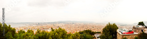 Panorama of Marseille, France