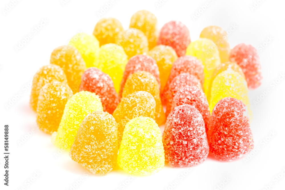 Colorful Dutch sugar sweets at Sinterklaas event Colorful Dutch sugar sweets at Sinterklaas event