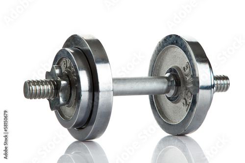 dumbbell isolated on white background