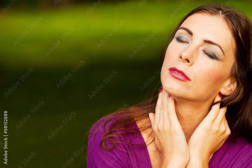Portrait of young beautiful woman Portrait of young beautiful woman