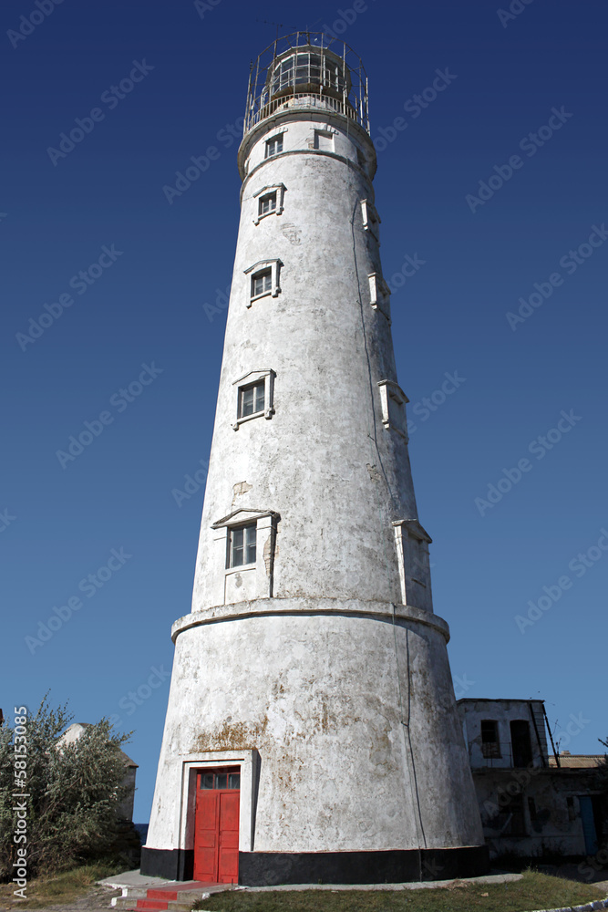 lighthouse Tarkhankut in the western part of crimea, Ukraine