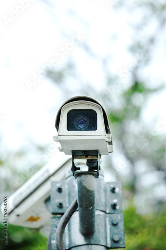 security camera in park