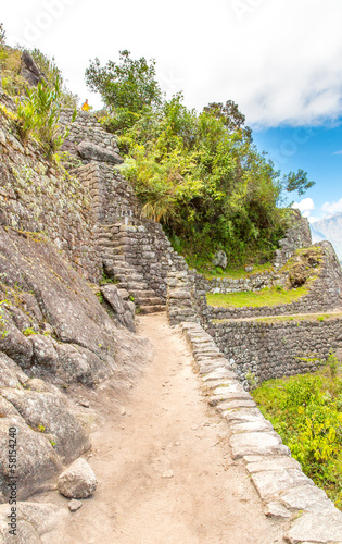 Mysterious city - Machu Picchu  Peru South America.