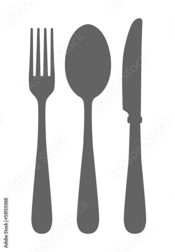 Naklejka na ścianę Cutleries