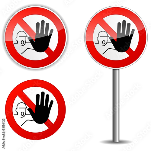 No entry sign
