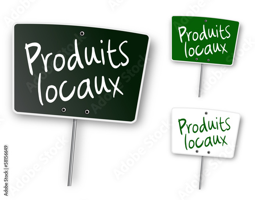 Ardoise "Produits locaux"