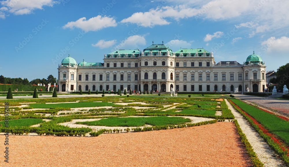 Obraz premium Vienna Belvedere palace