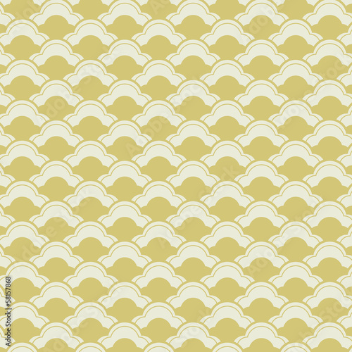 Japanese waves seamless pattern