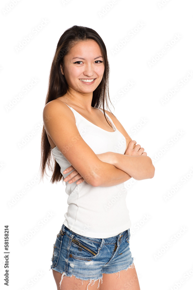 Beautiful smiling asian young woman Beautiful smiling asian young woman