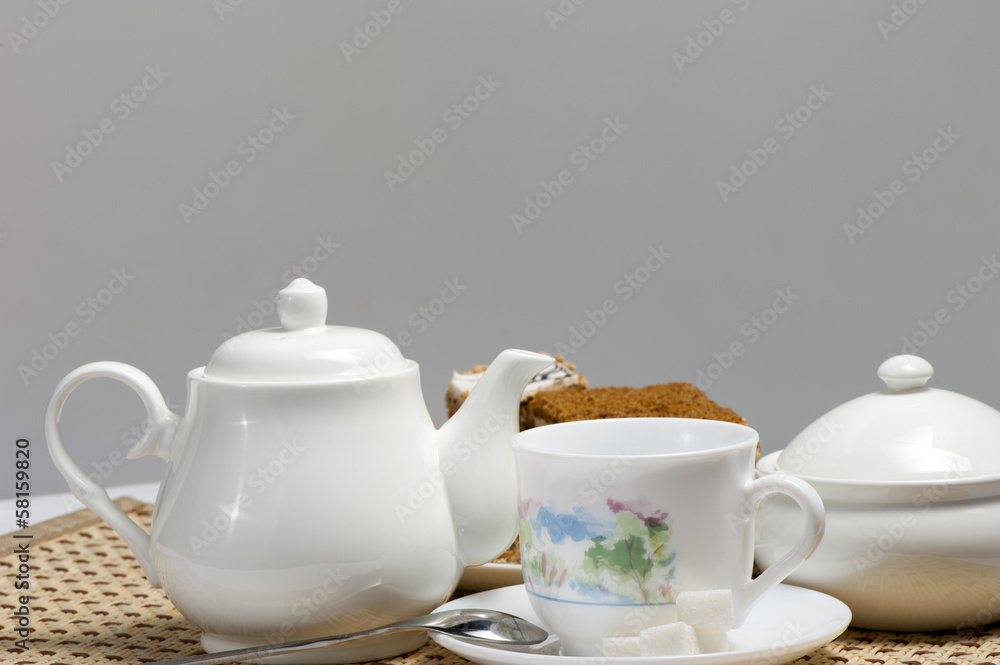 Fototapeta premium Tea set