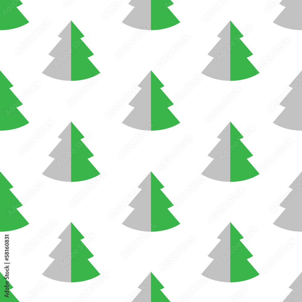 Seamless pattern with fir. Seamless pattern with fir.