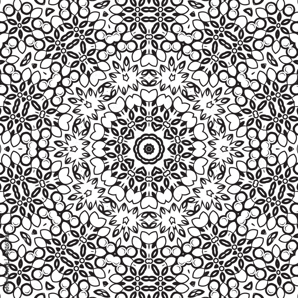 Fototapeta premium Medallion circular design.