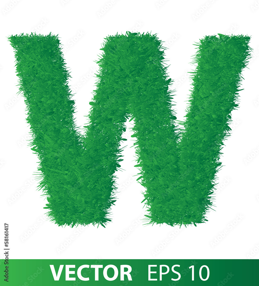grass alphabet grass alphabet