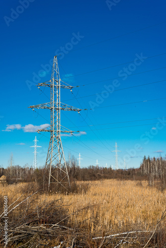 High voltage electric towers