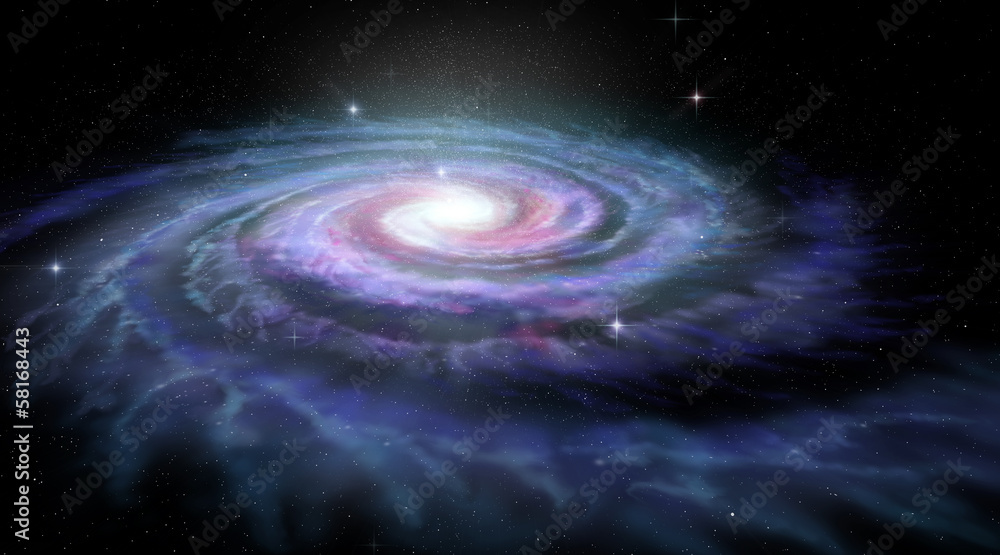 Spiral Galaxy Milky Way - obrazy, fototapety, plakaty 