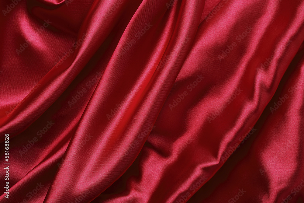 Obraz premium red satin