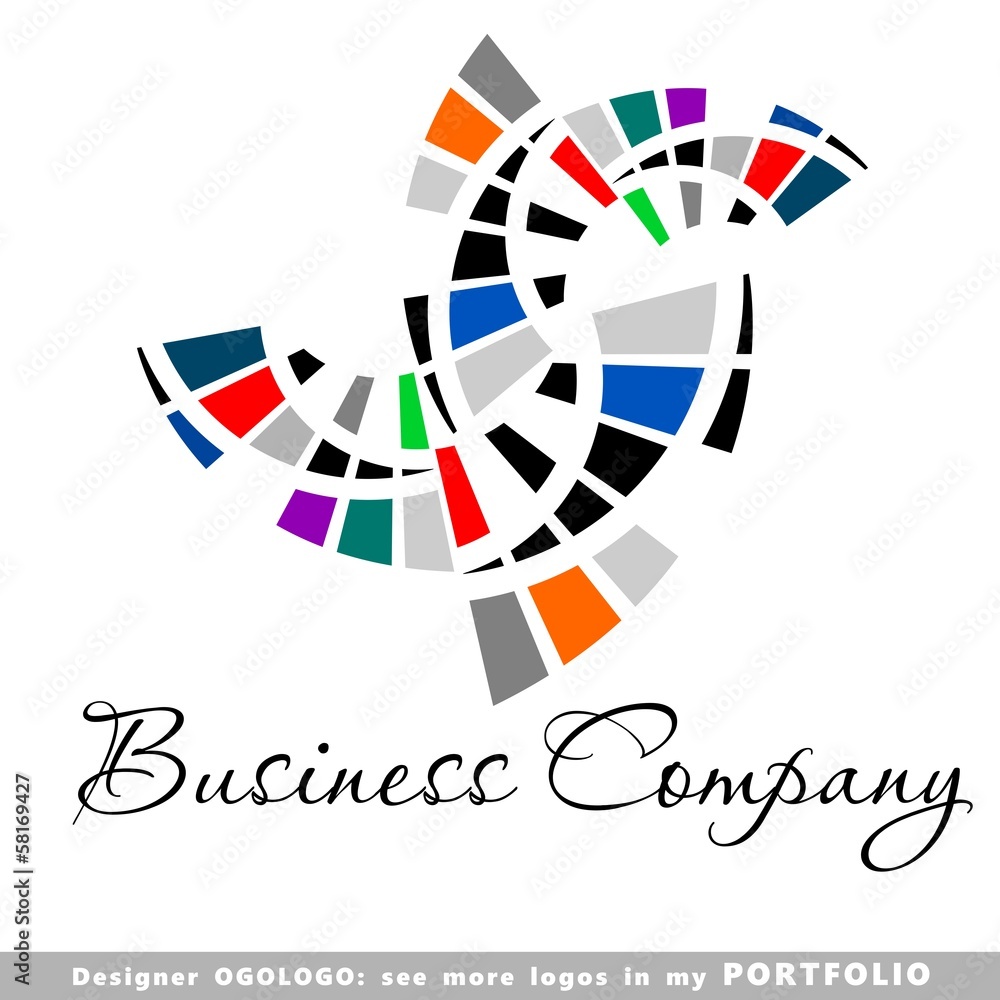 Obraz premium abstract business logo emblem vector