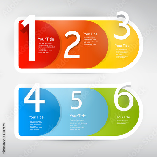 One, two, three, four, five, six, infographics