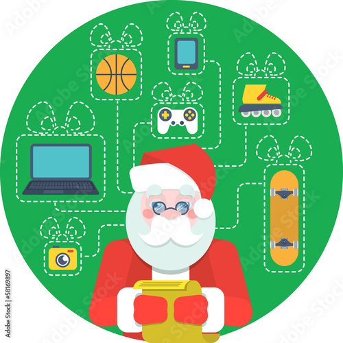 Santa Claus and a Wishlist