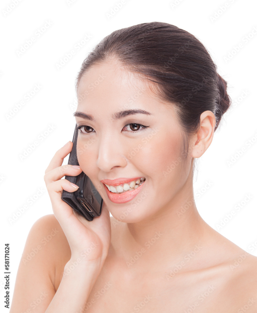 beautiful woman with a phone beautiful woman with a phone