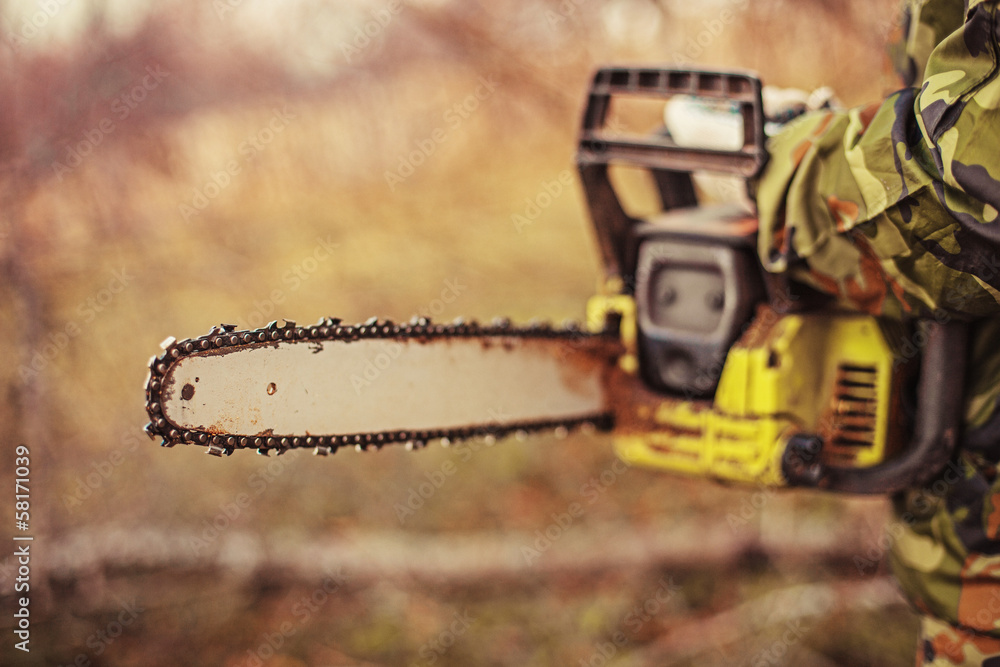 Chainsaw. Chainsaw.