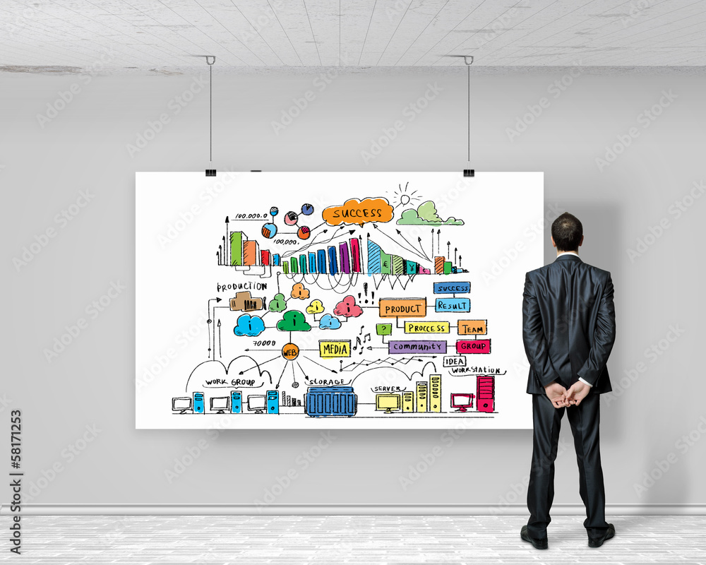 Fototapeta premium Business strategy