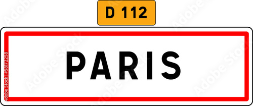 Panneau d'agglomération