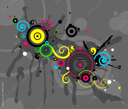 Abstract background with circle pattern