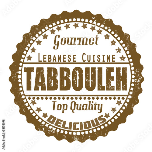 Tabbouleh stamp