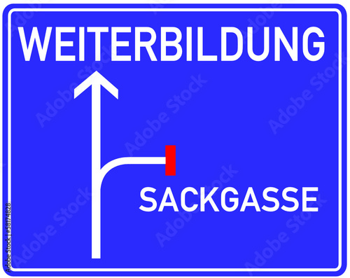 Weiterbildung Schild  #131110-svg03