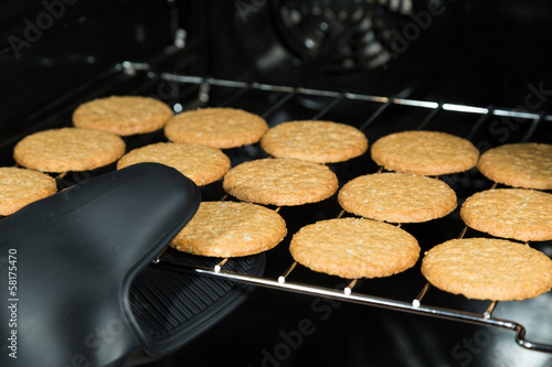 Obraz na plátně Baked Cookies