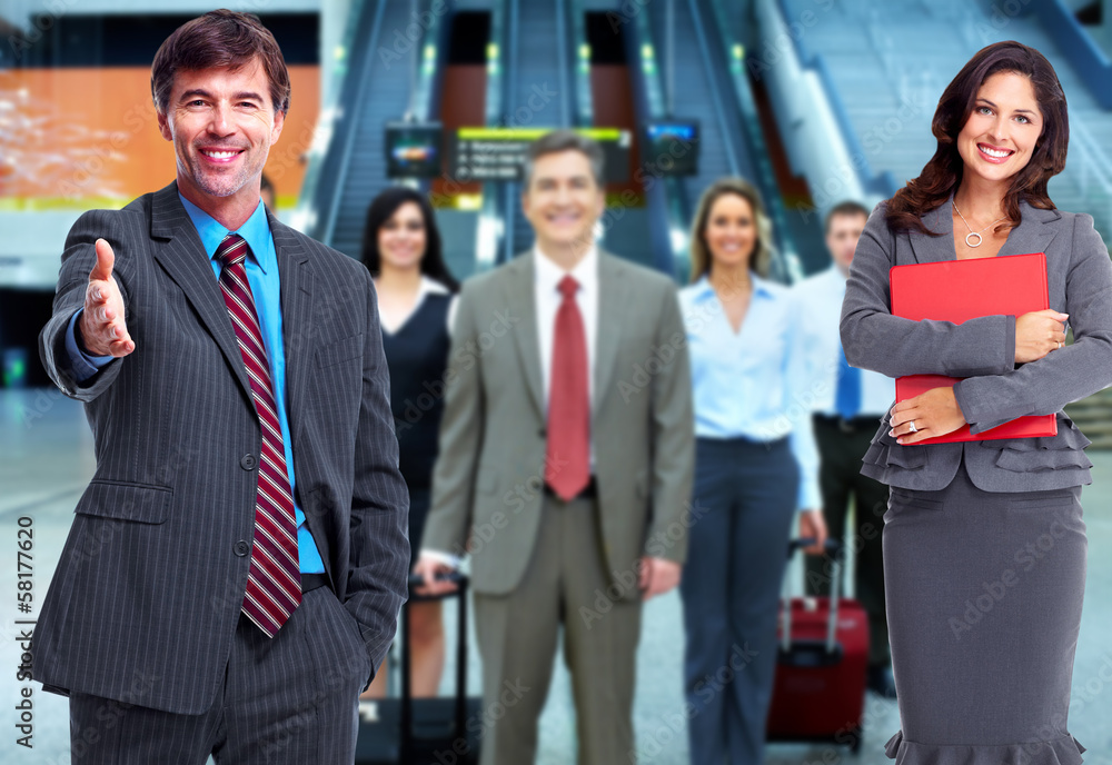 Group of business people. Group of business people.