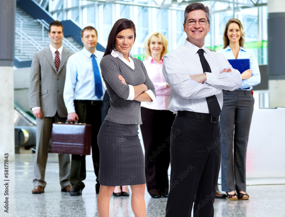 Group of business people. Group of business people.