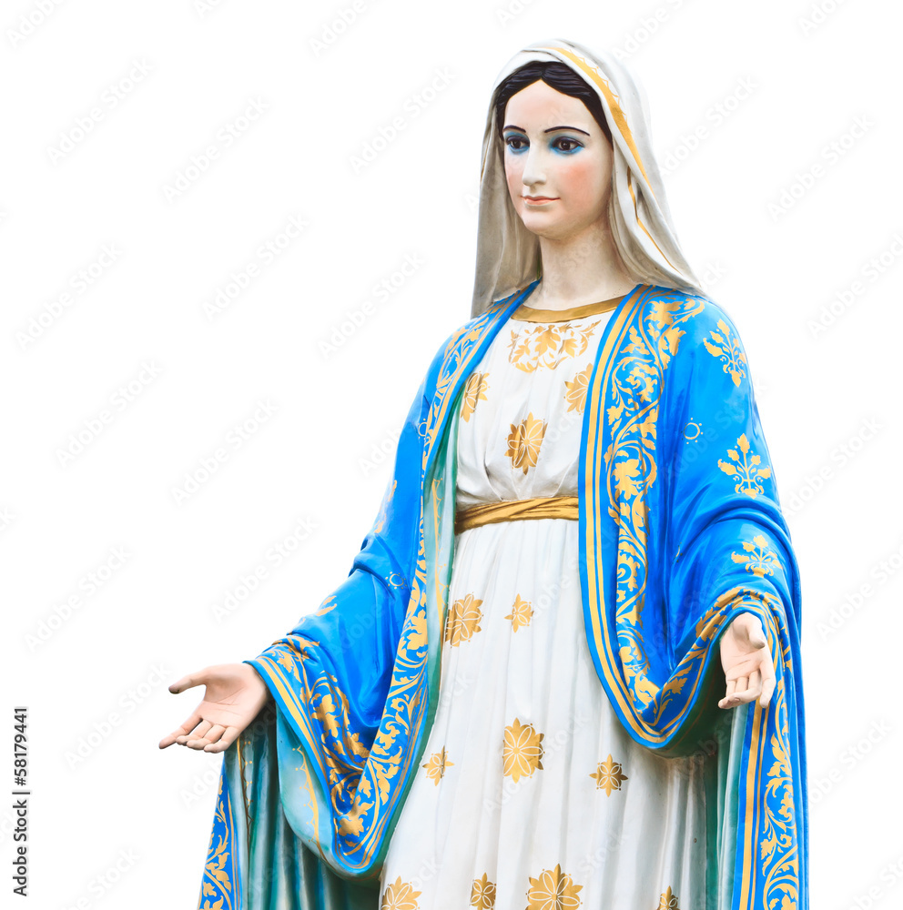 Fototapeta premium Virgin Mary Statue in Roman Catholic Church