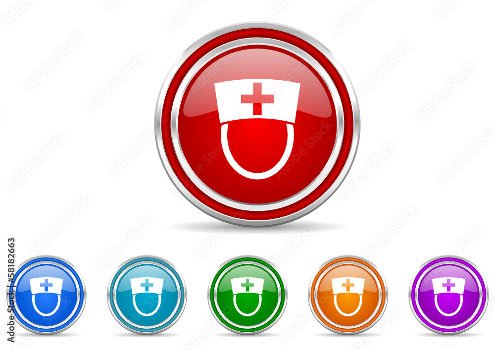 nurse icon vector set nurse icon vector set
