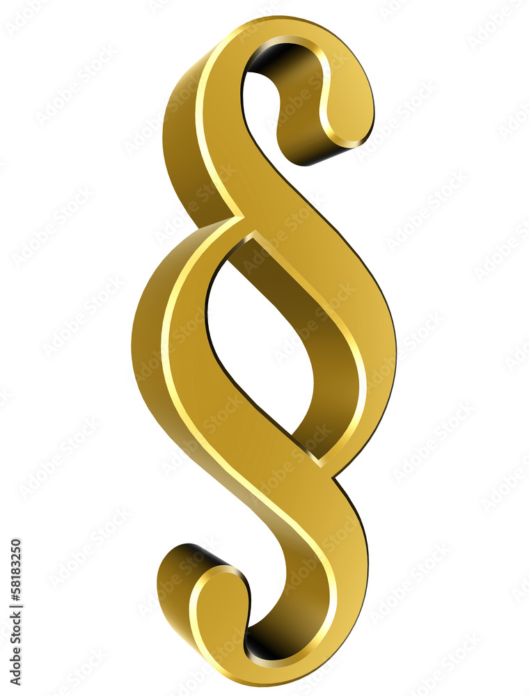 Paragraph sign symbol on white isolated background Paragraph sign symbol on white isolated background