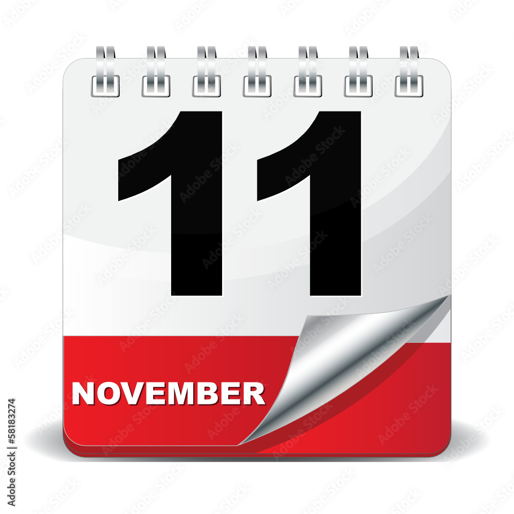 Fototapeta premium 11 NOVEMBER ICON