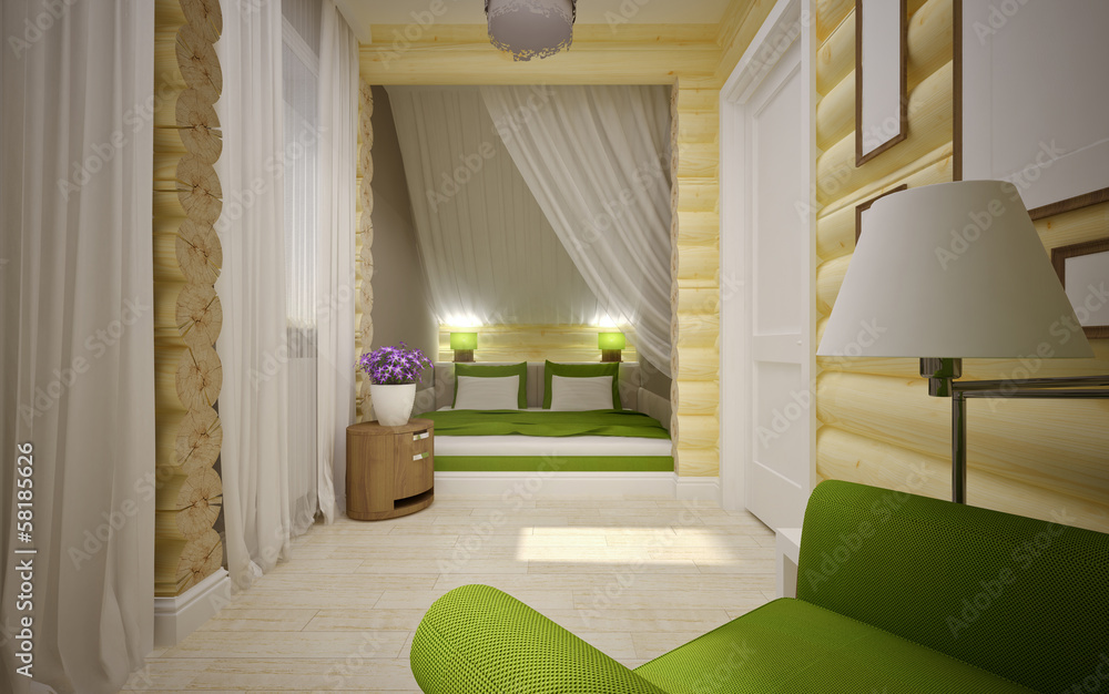 modern interior of wooden house modern interior of wooden house