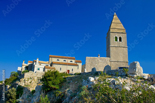 Stone town of Lubenice in Croatia