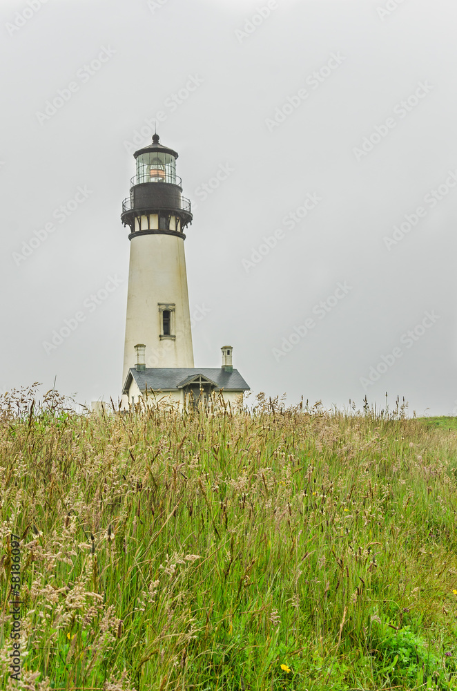 Lighthouse on a Rainy Day