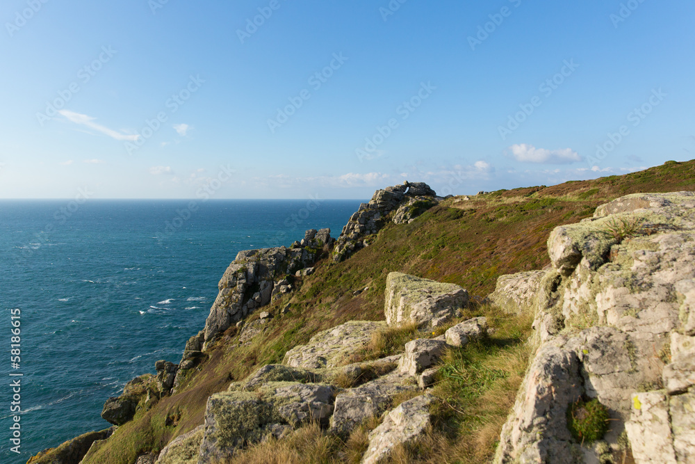 Zennor Head promontory Cornwall England