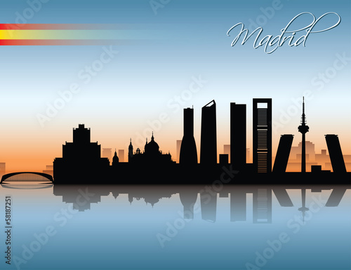 Madrid skyline